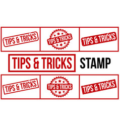 Tips Tricks Rubber Stamp Set