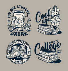 Vintage Education Monochrome Prints