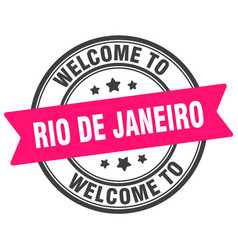 Welcome To Rio De Janeiro Stamp