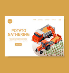 Potato Gathering Isometric Website