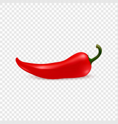 3d Realistic Red Hot Chili Pepper Icon