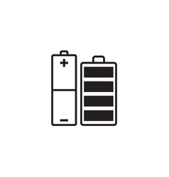 Simple Icon Old And New Battery Logo