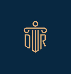 Dr Initial For Law Firm Logo Lawyer Logo