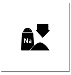 Low Sodium Glyph Icon