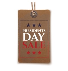 Presidents Day Sale Price Tag