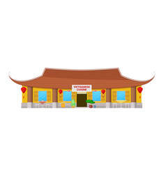 Vietnamese Cuisine Restaurant Building Icon