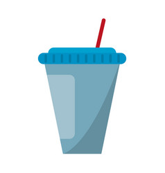 Soda Cup With Straw