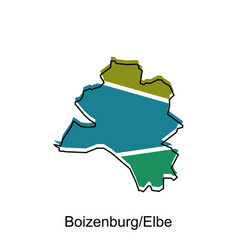 Boizenburg Elbe High Detailed Map World