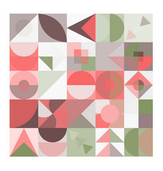 Geometric Bauhaus Pattern Design