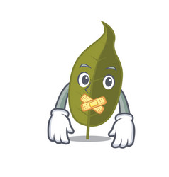 Silent Bay Leaf Mascot Cartoon