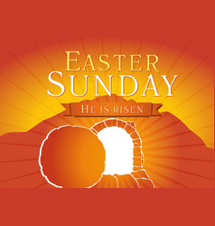 Easter Sunday Holy Week Tomb Card