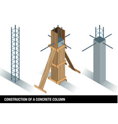 Construction Of A Concrete Column