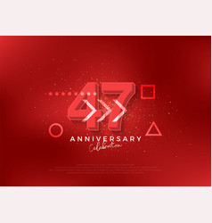 Strong Design For 47th Anniversary Celebration