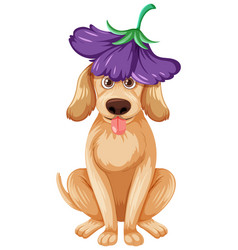 Golden Retriever Dog Cartoon Character