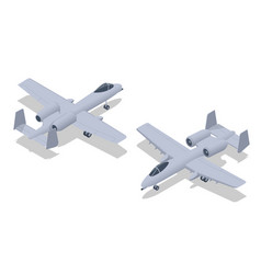 Isometric Close Air Support Attack Aircraft