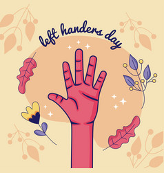 Left Handers Day Postcard