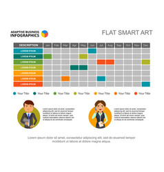 Calendar Chart Slide Template