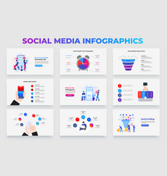 Collection Of Social Media Infographic