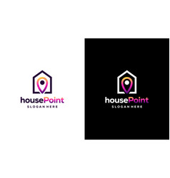 House Point Logo Designs Concept Real Estate