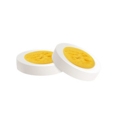 Boiled Egg Slices Composition