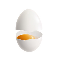 Half Cracked Egg Composition