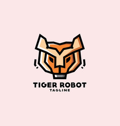 Stiff Art Style Of Tiger Robot