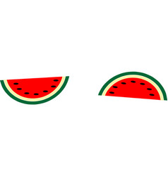 Watermelon Icon Isolated On White Background