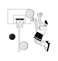 Basketball Abstract Concept