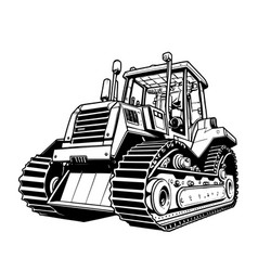 Bulldozer Logo Icon