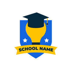 Hand Drawn High School Logo Design