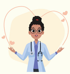 Female Doctor With Heart