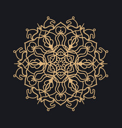 Golden Mandala Pattern