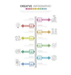 Abstract Business Rounded Infographic Template