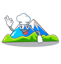 Chef Miniature Mountain In The Character Form