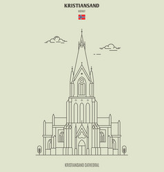 Kristiansand Cathedral In Norway