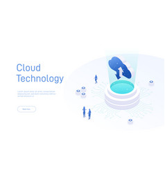 Big Data Processing Center Concept Of Cloud