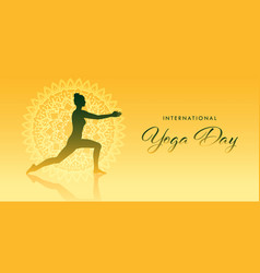 International Yoga Day Banner Design