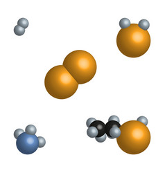 Acetic Acid Vinegar Molecules