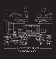 Hand Drawn Restaurant Interior Design Made