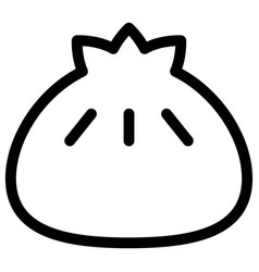 Mantou Food Outline Icon