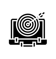 Professional Goals Interview Job Glyph Icon