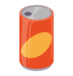 Soda Drink In Orange Can