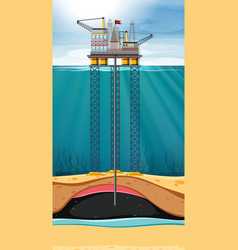 Offshore Platforms In The Sea