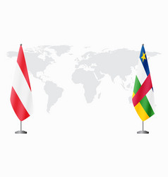 Austria And Central African Republic Flags For