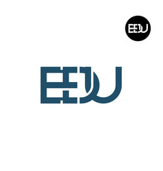 Letter Edu Monogram Logo Design