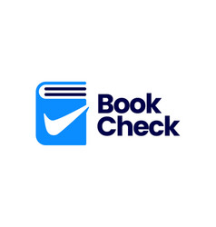 Book Check Mark Logo Icon