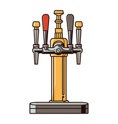 Brass And Stainless Beer Dispenser