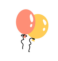 Cartoon Celebration Baloon Icons