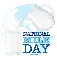 National Milk Day Banner Design