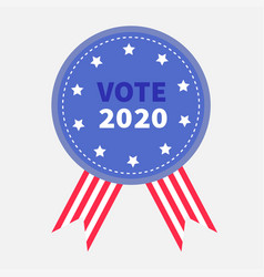 Vote 2020 President Election Day Blue Badge